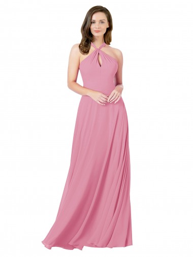 Buy Chiffon Prom Dress with Keyhole Front UK