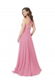 Chiffon Prom Dress with Keyhole Front