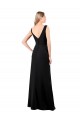 V-Neckline Chiffon Prom Dress with Draped Bodice