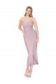 Short Knee Length Chiffon Wrap Cocktail Prom Dress / Homecoming Dress with Straps