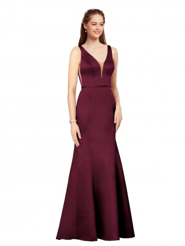 Buy Sexy Satin Prom Dress with Side Cutouts UK