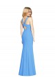 Flattering Trumpet Long Sleeveless Prom Dress with Open Back