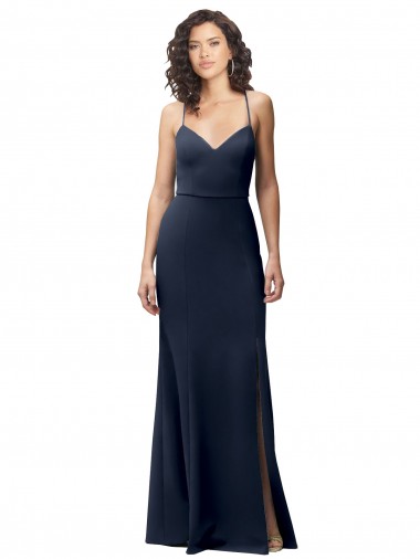 Buy Sweetheart Fit and Flare Stretch Crepe Prom Dress with Side Slit and Strappy Back UK